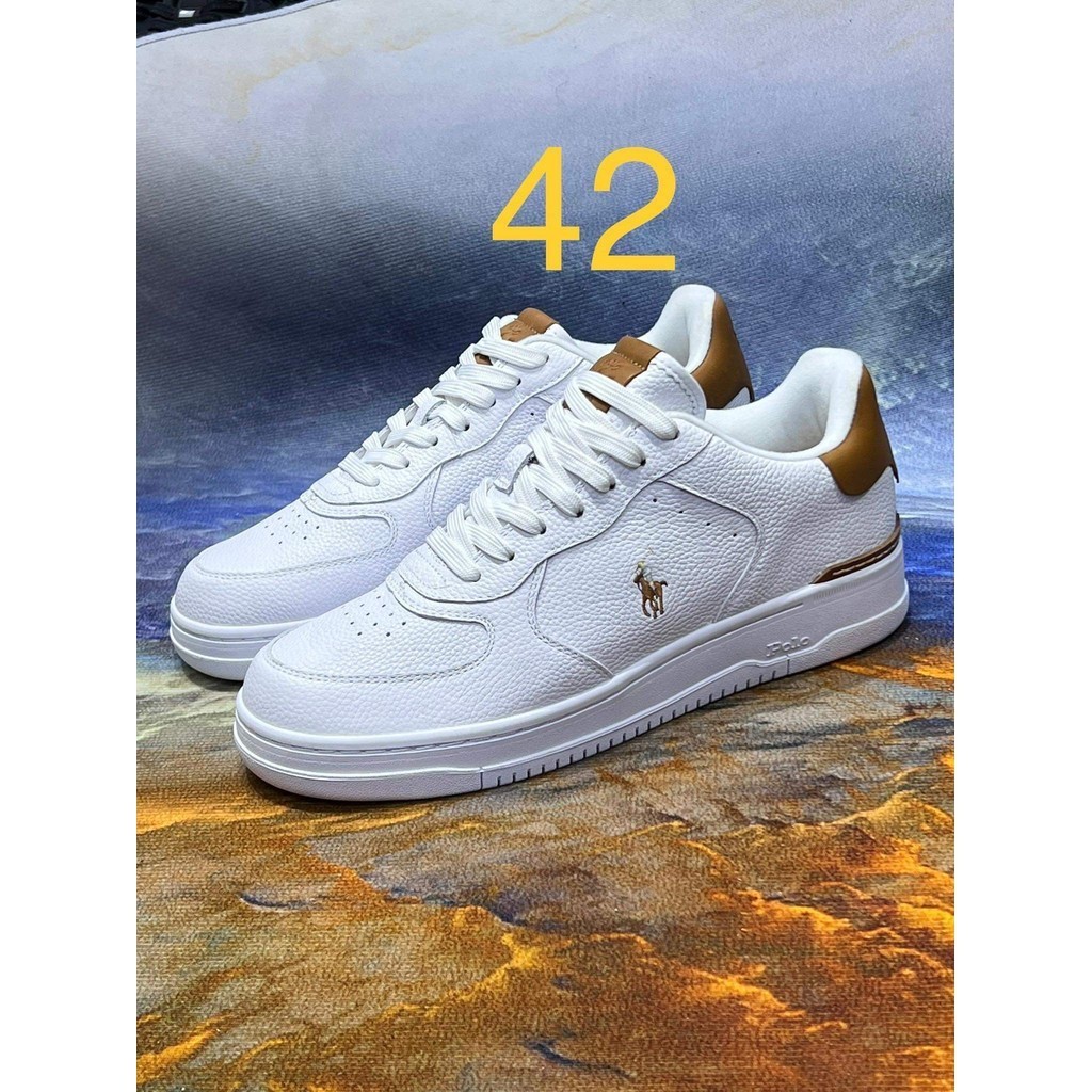 Giày sneaker hàng hiệu Polo Ralph Lauren Masters Court Leather Sneaker - Low Tops 2024 chính hãng - nhiều phối màu