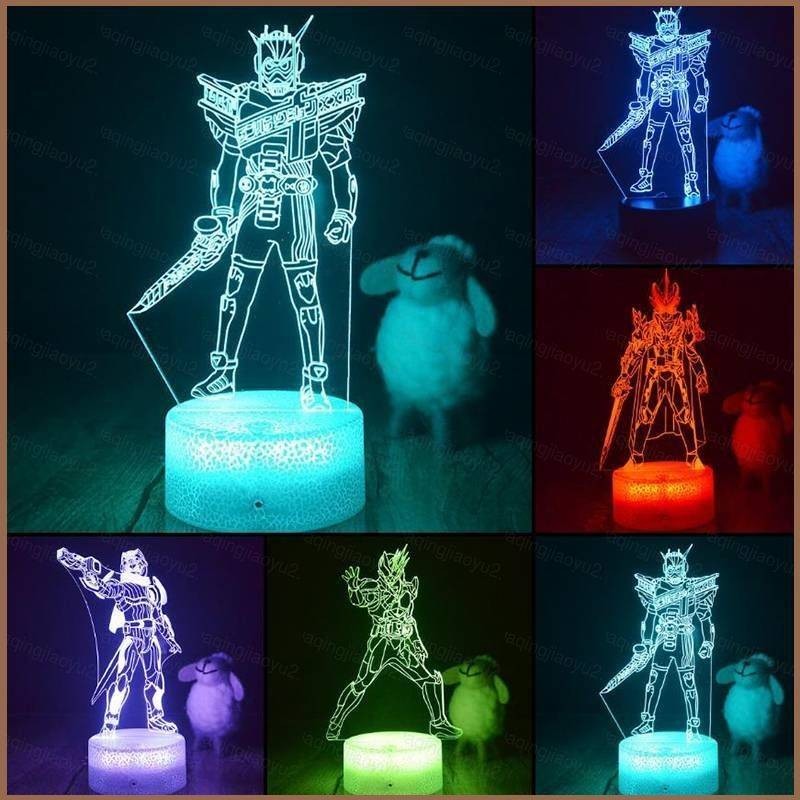Kamen Rider Anime Night Light Masked Rider Lamp Remote LED Thay Đổi ...