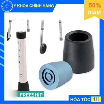 [PHỤ KIỆN] Cục Đế Cao Su Khung Tập Đi Lucass Màu Đen Đặc | Thay thế cho khung tập đi tương đương