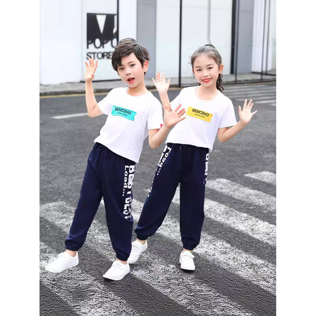 Trẻ Em Rời Thoáng Khí Chống Muỗi Quần Bé Trai In Hình Quần Thường Ngày Bé Gái Chữ Thời Trang Quần Buộc Quần Thể Thao 100-150 Size JUPJ