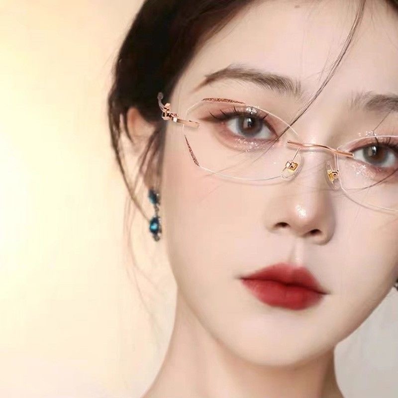 Kính cận thị thời trang -0.5 -1.0 -1.5 -2.0 -2.5 -3.0 -3.5 -4.0 -4.5 -5.0 -5.5 -6.0 độ dành cho nam và nữ với tròng kính có thể tháo rời kính chống ánh sáng xanh 532
