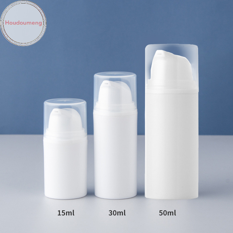 Houdumeng 15 / 30 / 50ml Chai bơm không khí rỗng Lotion Hộp đựng mỹ phẩm chân không Phụ nữ Trang điểm Du lịch Chai nhũ tương VN