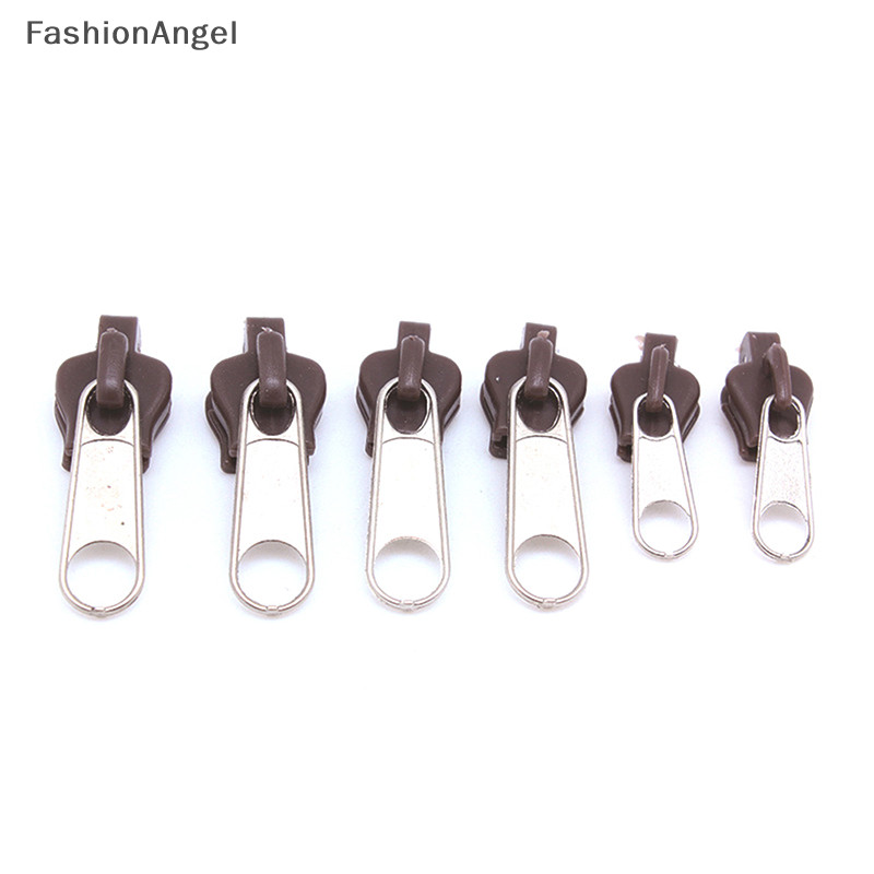 FashionAngel 6 Chiếc Dây Kéo Đa Năng Sửa Chữa Dây Kéo Bộ Dụng Cụ Sửa Chữa Thay Thế Zip Thanh Trượt Cho DIY May TH