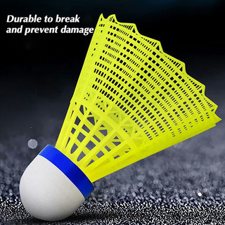 NDY 1 CÁI Cầu Lông Nhựa Cầu Lông Vàng Trắng Học Sinh Cầu Lông Nylon N
