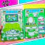 ĐỒ CHƠI NGÔI NHÀ BÚP BÊ GIẤY CẮT THỦ CÔNG DIY - TOCA LIFE WORLD - MẪU TA052A đồ chơi bé gái squishy giấy đồ chơi giấy