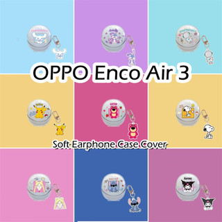 [imamura] Dành cho Ốp lưng OPPO Enco Air 3 Vỏ tai nghe silicon mềm hoạt hình trong suốt