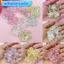 10 Chiếc 22,5 * 23,5 Mm Acrylic Nhiều Màu Sắc Hạt Hoa DIY Handmade Phụ Kiện Cho Dây Xích Điện Thoại Phụ Kiện Tóc Chất Liệu Handmade