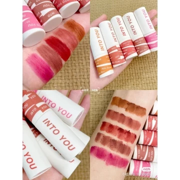 Into YOU Lip Mud Heroine Series Mist Lip Mud Phiên bản mới Air Lip Mud Lip Cheek Dual-use Matte Velvet Matte Matte