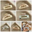 DELMER Acrylic Nơ Vuốt Tóc, Tam Giác Phong Cách Hàn Quốc Lưới Tóc Cua Kẹp, Mũ Thanh Lịch Phụ Kiện Tóc Vuông Hình Học Cá Mập Kẹp Hàng Ngày