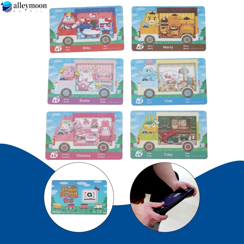 Tất cả 6 gói cho Animal Crossing Sanrio NFC Amiibo Cards Toby Chai ...