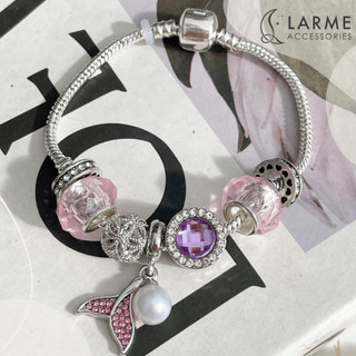 Lắc tay nữ, vòng tay charm phong cách nhẹ nhàng cá tính làm quà tặng Larme accessories -VT0176