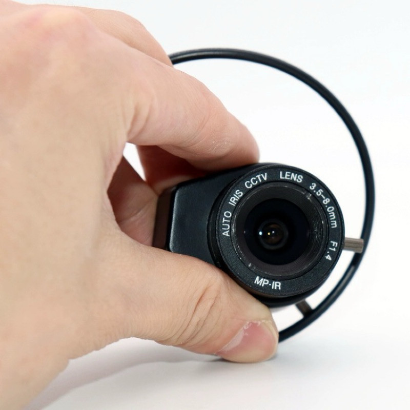Ống kính 3,5-8mm F1.4 CS Mount Varifocal Manual Auto Iris CCTV Lens cho ...