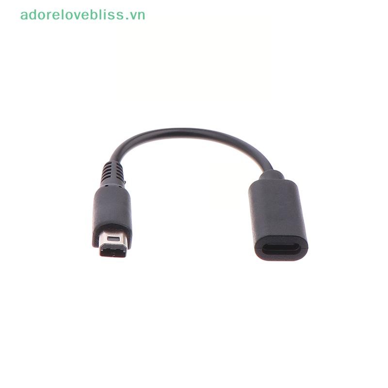 Thêm Dây Cáp Sạc USB C Loại C CHO NDSI 3DS 2DS XL / LL Mới 3DSXL / 3DSLL 2dsxl 2dsll Game Power Line BSS