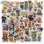 50 Sticker GẤU NÂU Chống Nước Sticker Dán Laptop - Điện Thoại - Đàn Guitar - Mũ Bảo Hiểm - Vali | MS: 000374