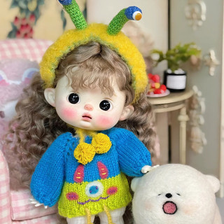 Gulu 1 / 6 Bjd Búp Bê Đầu Lớn Cổ Tích Grieved Biểu Hiện Bjd Động Vật Nhựa Khỏa Thân Búp Bê