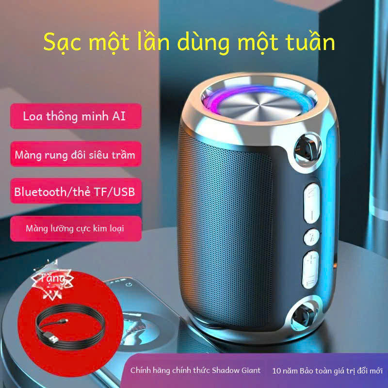 𝐓𝐞𝐜𝐡 𝐒𝐭𝐨𝐫𝐞 Loa Bluetooth không dây TSN-1 có hiệu ứng âm thanh Hifi âm thanh nổi, dung lượng lớn và tuổi thọ pin dài
