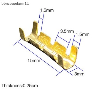 [Bbnzdd] 50 / 100 / 200 Cái 453 Hình chữ U 0,3-1,5mm2 Đầu cuối lạnh Tab Đầu nối chèn lạnh BVAH