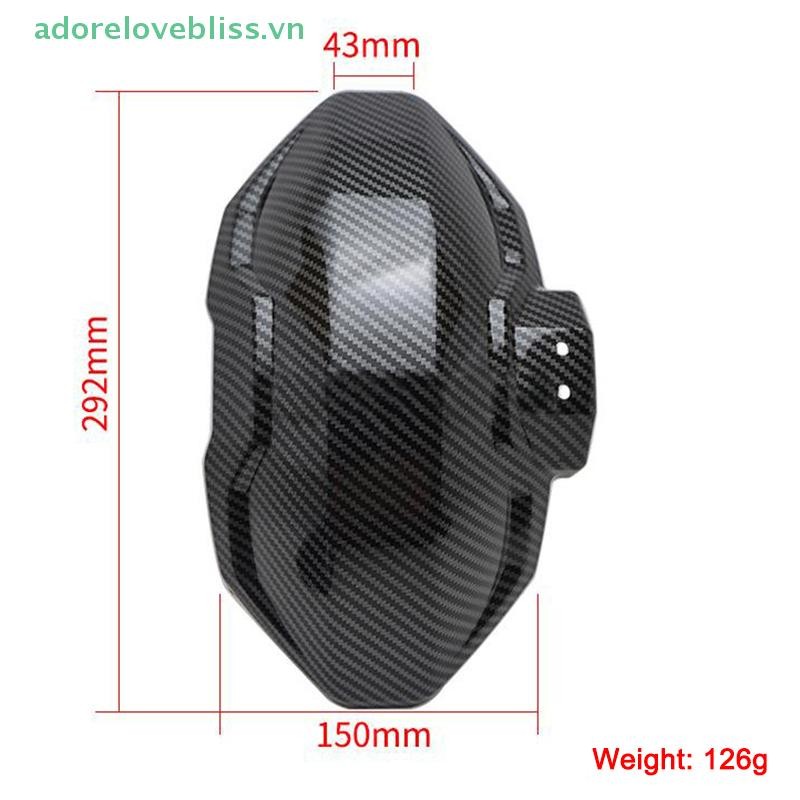 Thêm Chắn Bùn Xe Máy Kết Cấu Sợi Carbon Chắn Bùn Xe Điện Chắn Bùn Đa Năng Sợi Carbon BSS