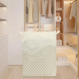 Túi đựng chăn bông WOODNEST, Dung tích lớn có tay cầm Thùng đựng quần áo, Hộp đựng quần áo có thể gập lại Túi đựng đồ di chuyển chống bụi cho gia đình