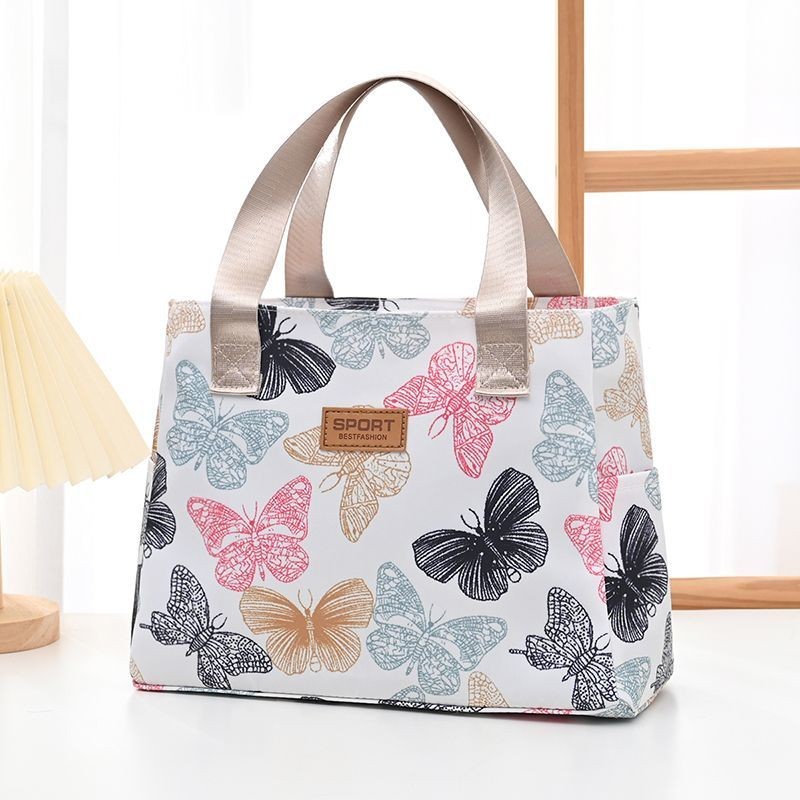 Túi đựng hộp cơm trưa bằng vải Canvas Túi đựng đồ ăn trưa cầm tay Túi vải cầm tay Túi Bento cách nhiệt Túi Bento trẻ em Túi cách nhiệt ăn trưa Túi vải Bento Túi vải dã ngoại Túi tote chống thấm nước