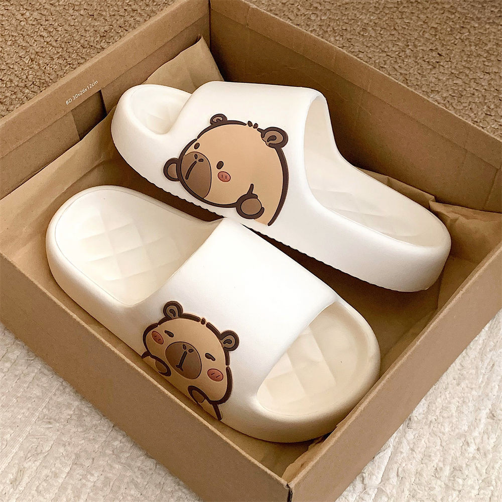 Dép Sandal Xixitiao Dép Thoải Mái Cặp Đôi Dễ Thương Nhà Kapibara Mùa Hè