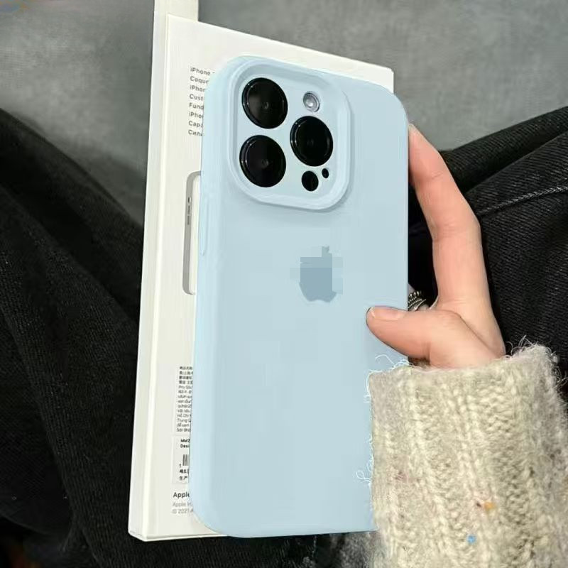 Ốp Điện Thoại Silicon Màu Hồng Dopamine Thích Hợp Cho IPhone 17 16 15 14 13 12 11 Pro Max Air Plus 16E Ốp lưng