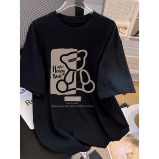 Thương hiệu HIIXIIVI 【 Áo thun 100% Cotton 】 Áo thun ngắn tay Oversize Nữ Baggy Loose Top Nữ Độc đáo Ootd 2025 Lives