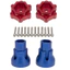 Bộ chuyển đổi lục giác kim loại (+ 5mm) Ống lót trục sau cho xe tải quái vật Losi LMT 1 / 8 RC Phụ kiện nâng cấp tự động