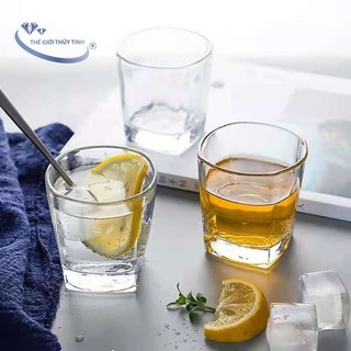 BỘ 12 LY THỦY TINH VUÔNG NHỎ CẨM ĐẠT - DUNG TÍCH 275ML PCD22006 - Trường An VN