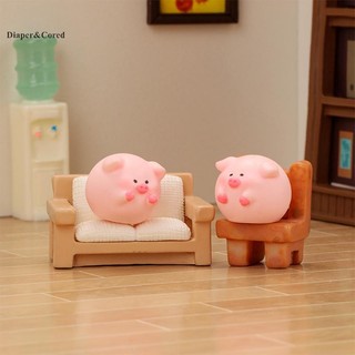 DIAPER & CORED Dễ Thương Chú Heo Trang Trí Hoạt Hình Hình Hình Lợn Micro Phong Cảnh Nội Thất Ô Tô Nhà Để Bàn Trang Trí YTH