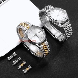 Cruved End Thép không gỉ nguyên khối Năm Thánh Vòng tay cho Rolex Submariner Daytona Datejust Dây đeo đồng hồ 20mm 21mm cho Water Ghost Diver Dây đeo đồng hồ nam nữ