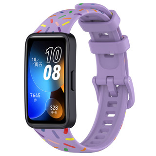 Dây đeo silicon in mềm cho Huawei Band 10 Đồng hồ thông minh thể thao Dây đeo cổ tay thoải mái cho Huawei Band 9 / 8