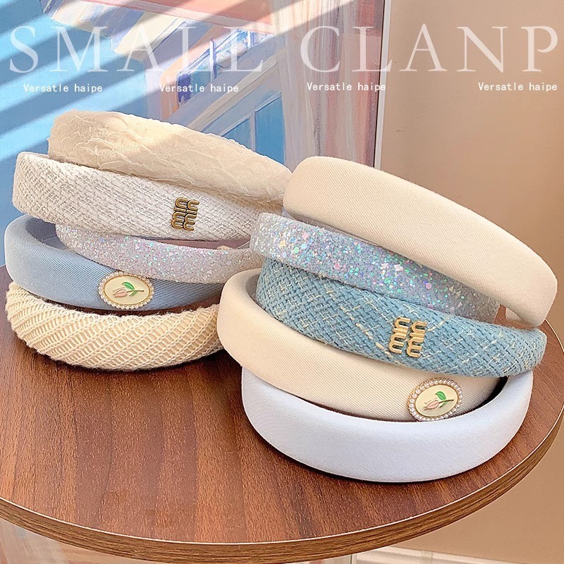 Băng đô nữ hoa tulip phong cách Hàn Quốc, chất lượng cao cấp, thiết kế đơn giản và hiện đại