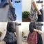 Túi sách CPINCP, Túi mua sắm tái sử dụng có túi mở, Túi đeo chéo in bông Bandanna dung lượng cao Du lịch