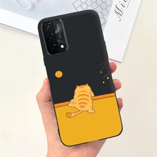 Dành Cho OPPO A74 A95 4G Ốp Lưng CHP2219 CPH2365 Vỏ Mềm Mới Phong Cách Hoa Chống Sốc Ốp Lưng Cho OPPOA74 Reno 6 Lite
