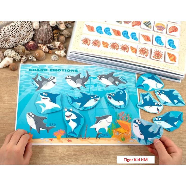 Đồ chơi Montessori Ocean Busy Book Đồ Chơi Giấy Tocaboca Tăng Khả Năng Sáng Tạo H12