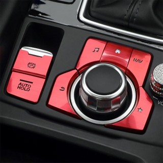 Lookshow 7 Chiếc Nhôm Điện Tử Phanh Đỗ Xe Tự Động Nút Đỗ Xe Dành Cho Xe Mazda3 ATENZA CX-5 CX-4 CX-8 A1K4