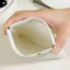 JUNYUE88US Túi Đựng Mỹ Phẩm Mini, Túi Bảo Quản Son Môi Gấu Trúc Da Pu, Túi Đựng Hàng Nhỏ Lá Mùa Xuân Túi Du Lịch Đồ Dùng Trang Sức Túi Bảo Quản Túi Kính Thay Đổi Lưu Trữ