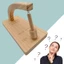 DELMER Swing Pendulum Vật trang trí, Con lắc làm quyết định thủ công từ tính, Tìm câu trả lời cho các câu hỏi Hoàn hảo Prop Đồ chơi trò chơi trên bàn bằng gỗ mới lạ bằng gỗ dễ thương tại nhà