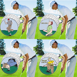 32 kiểu dáng của 25mm Golf Metal Round Coin Mark Kẹp mũ kim loại từ tính làm quà tặng cho bạn bè