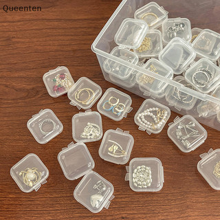Queenten 10 Chiếc Mini Hộp Bảo Quản Trong Suốt Hộp Nhựa Vuông Hộp Rỗng Có Nắp Bao Bì Trang Sức Bảo Quản Cho Hạt Nhỏ Trang Sức Nút Tai Thuốc Hoặc Bất Kỳ Tiện Ích Thủ Công Nhỏ Khác Q