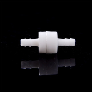 Queenten 6mm 1 / 4 "Trắng Một Chiều Nội Tuyến Van Kiểm Tra Nhiên Liệu Khí Xăng Lỏng Không Khí Mới QT