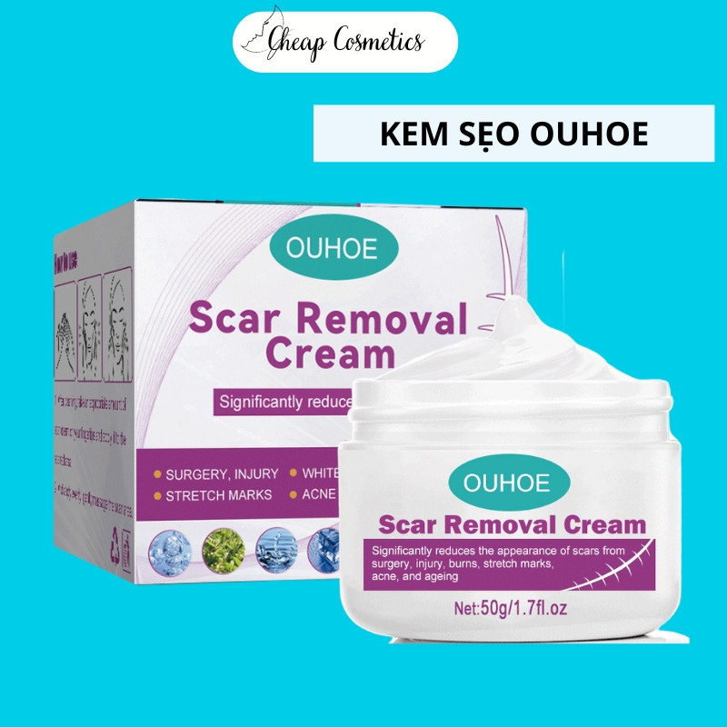 Kem sẹo , Kem Xóa Mờ Sẹo Phục Hồi Làn Da Bị Thương, Làm Mịn Da và Phục Hồi Sẹo Phẫu Thuật OUHOE Chính Hãng