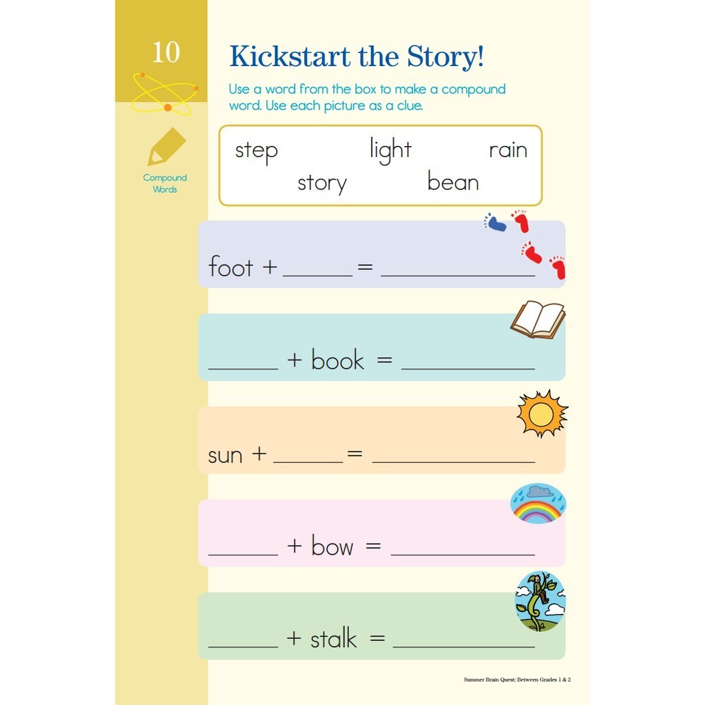 Ảnh Sách Summer Brain Quest 2 - Get ready for 2nd grade ( Chuẩn bị vào lớp 2 dành cho bé 6 đến 7 tuổi ) 2
