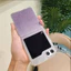 Ốp điện thoại lấp lánh trong suốt sang trọng Samsung Galaxy Z Flip 6 Z Flip 5 Z Flip 4 Z Flip 3 Vỏ bảo vệ mặt sau cứng chống sốc trong suốt