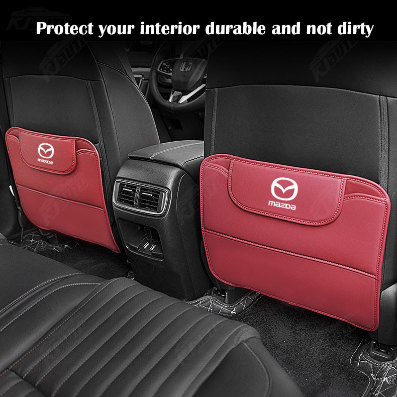Mazda Ghế Ô Tô Chống Đá Miếng Lót Da Bảo Vệ Chống Trầy Xước Chống Bụi Bẩn Miếng Lót Nội Thất Ô Tô Phụ Kiện Cho Cx 5 3 2 Cx 8 Cx 3 Cx 30 6 Bt 50 Mx 5 5 Rx8