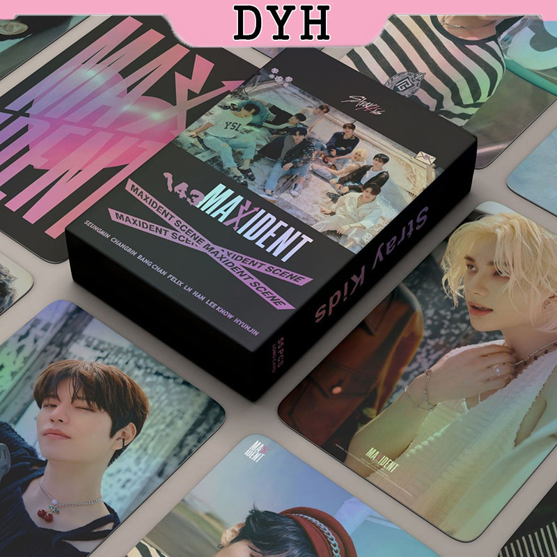 55 Cái / hộp Stray Kids Laser Card MAXIENT Album Photocard KPOP LOMO ...
