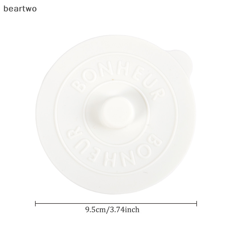 < Beartwo > 1 X Nắp Cốc Silicon Thủy Tinh Nắp Cốc Cà Phê Chống Bụi Đa Năng Đẹp