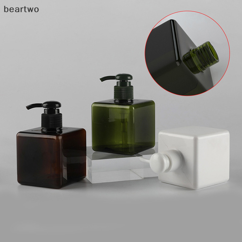 < Beartwo > Chai Lotion Mới Nhựa Trong Suốt Rỗng Dầu Gội Di Động Chia Chai Đẹp