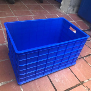 Sóng nhựa Đặc đựng đồ có 5 bánh xe   kt 78x50x43 cm bảo quản đồ đạc, giao hàng, trồng rau, nuôi cá